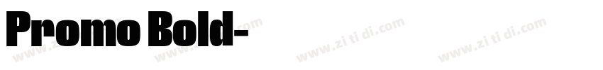 Promo Bold字体转换